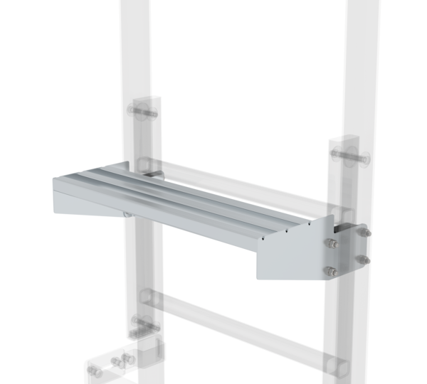 Marche de sortie en alu brut 520x200mm | © MUNK GmbH