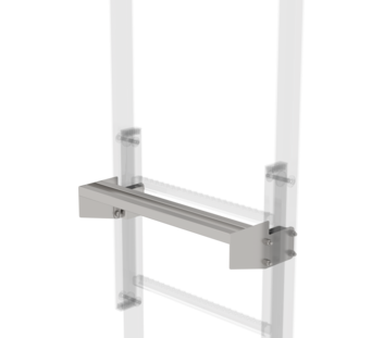 Ausst.-Tritt Edelst. 520x100-300mm, Spalt 150mm | © MUNK GmbH