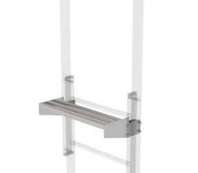 Ausst.-Tritt Edelst. 520x100-300mm, Spalt 200mm | © MUNK GmbH