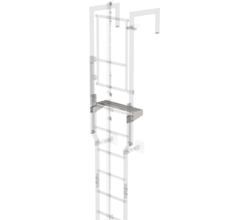 Exit step st. steel 620mm, clear.=200mm | © MUNK GmbH