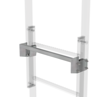 Exit step galv.st. 520x100mm, 100mm clearance | © MUNK GmbH