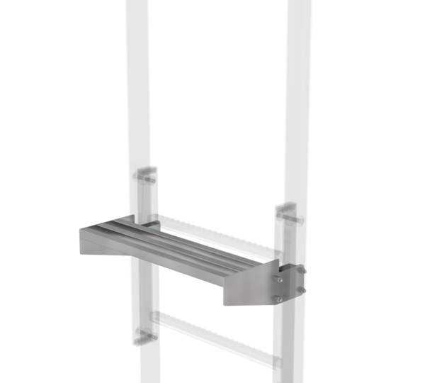 Exit step galvanised steel 520 x 200mm | © MUNK GmbH