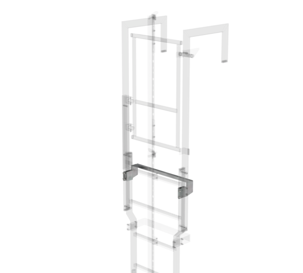 Ausstiegstritt Stahl-verzinkt, 620x100 mm | © MUNK GmbH
