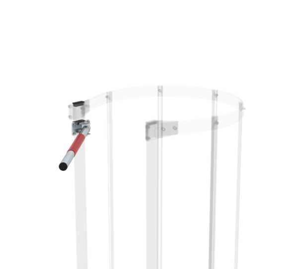 Barre de sécurité vissable sur montant d’échelle | © MUNK GmbH