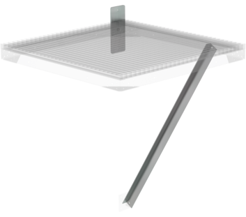 Plaque à bride et traverse pour briques, 1000mm | © MUNK GmbH