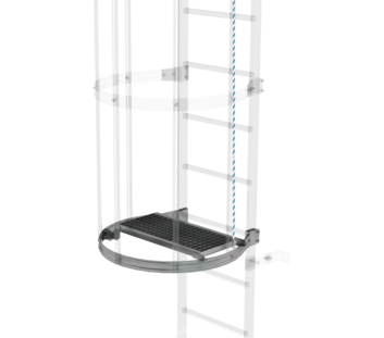 Zwischenplattform klappbar stahl-verzinkt | © MUNK GmbH