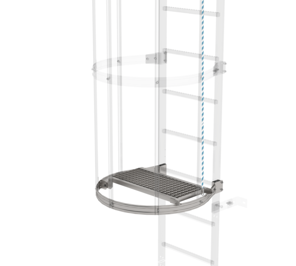 PF intermédiaire, rabattable, acier inox | © MUNK GmbH