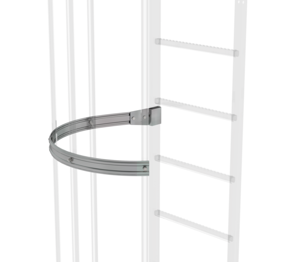 Back protection hoop lateral exit, gal. steel | © MUNK GmbH