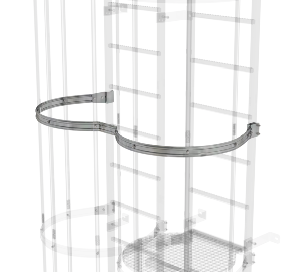 Back protection hoop offset version, st. steel | © MUNK GmbH