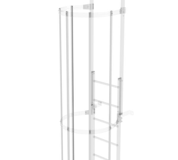 Rückenschutzstrebe 3000 mm lang Stahl verzinkt | © MUNK GmbH