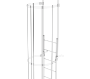 Back prot. hoop strut 3000 mm long, galv. steel | © MUNK GmbH