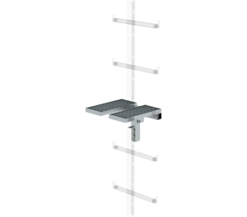 Plate-forme de repos rabattable en acier galvanisé | © MUNK GmbH