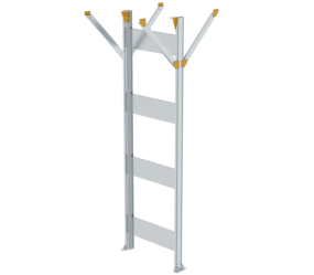 Support pf H. 2,500-3,000 mm, mod.walkway system | © MUNK GmbH