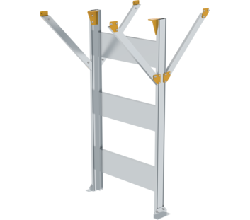 Support pf H. 1,250-2,499 mm, mod.walkway system | © MUNK GmbH