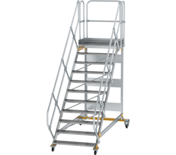 Platform stairs 45° mobile st. wid. 1,000 mm, 11st | © MUNK GmbH
