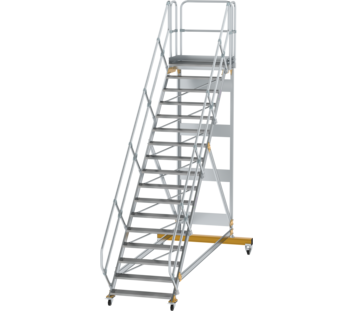 Platform stairs 45° mobile st. wid. 1,000 mm, 17st | © MUNK GmbH