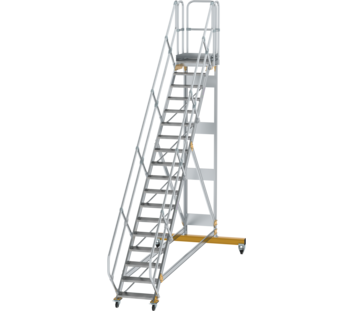 Platform stairs 45° mobile st. width 600 mm, 18 st | © MUNK GmbH