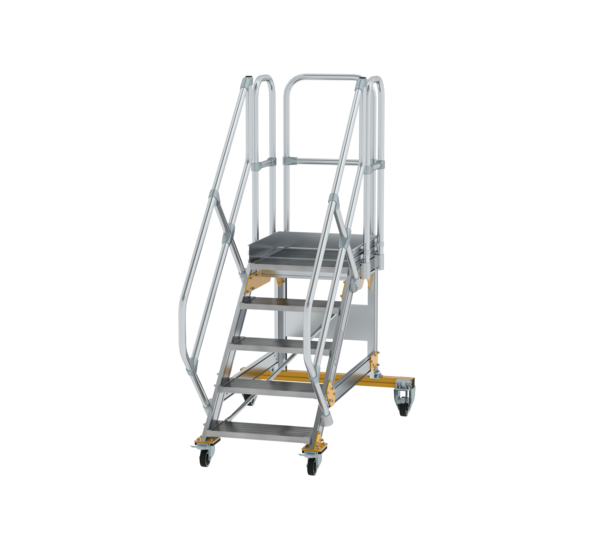 Platform stairs 45° mobile st. width 600 mm, 5 st | © MUNK GmbH