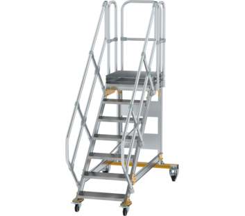 Platform stairs 45° mobile st. width 600 mm, 7 st | © MUNK GmbH
