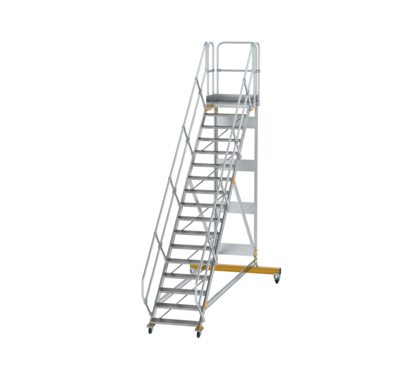 Platform stairs 45° mobile st. width 800 mm, 17 st | © MUNK GmbH