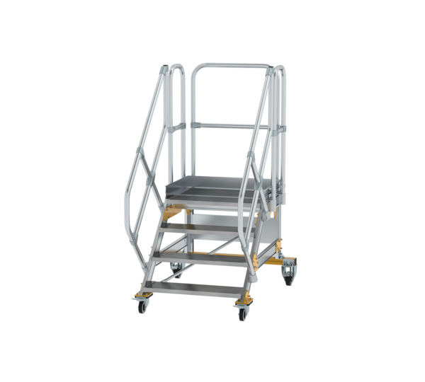 Platform stairs 45° mobile st. width 800 mm, 4 st | © MUNK GmbH