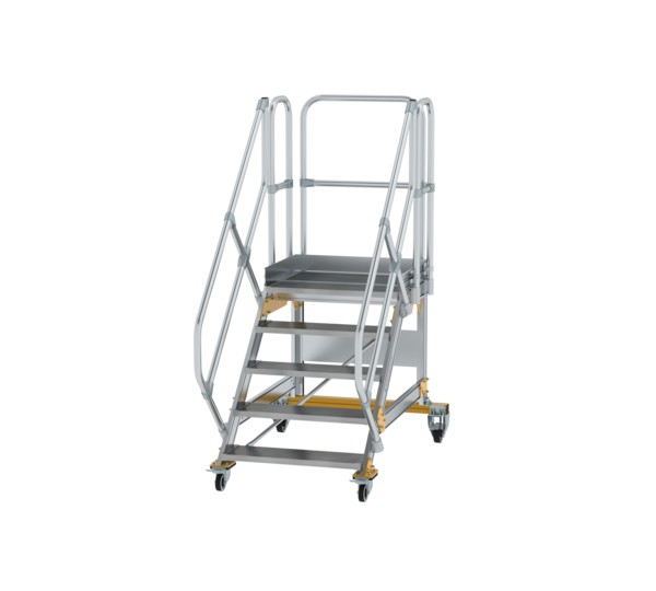 Platform stairs 45° mobile st. width 800 mm, 5 st | © MUNK GmbH