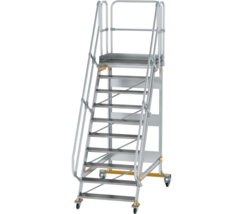 Platform stairs 60° mobile st. wid. 1,000 mm, 10st | © MUNK GmbH