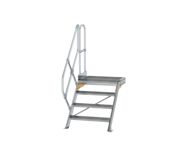 Esc. PF 45° larg. mar. 800 mm, 4 mar., alu strié | © MUNK GmbH