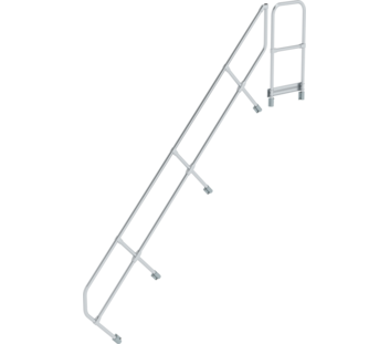 Treppe m. PF 45° 2. Handlauf für 12 St., 45° | © MUNK GmbH