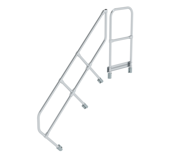Treppe m. PF 45° 2. Handlauf für 6 St., 45° | © MUNK GmbH