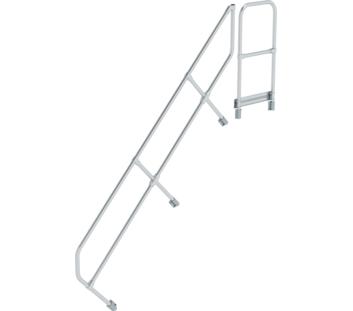 Treppe m. PF 45° 2. Handlauf für 9 St., 45° | © MUNK GmbH