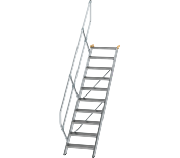 Treppe 45° St.br. 600 mm, 10 St., Alu ger. | © MUNK GmbH