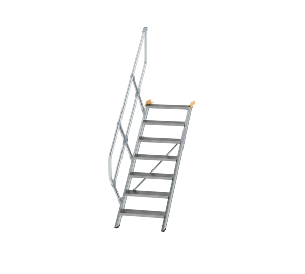 Treppe 45° St.br. 600 mm, 7 St., Alu ger. | © MUNK GmbH