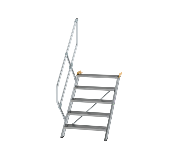 Stairs 45° step width 800 mm, 5 steps, gr. alu | © MUNK GmbH