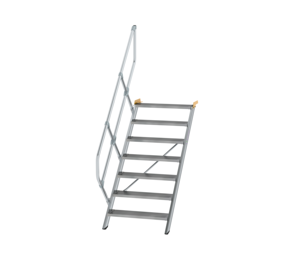Treppe 45° St.br. 800 mm, 7 St., Alu ger. | © MUNK GmbH