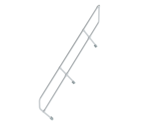 Deuxième main courante pr escalier 45°, 10 marches | © MUNK GmbH