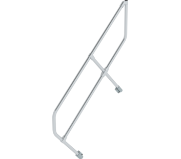 Second handrail for stairs 45°, 5 steps | © MUNK GmbH