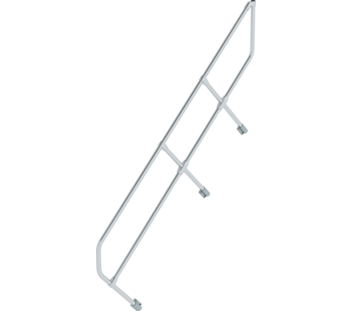 Zweiter Handlauf für Treppe 45° , 8 Stufen | © MUNK GmbH