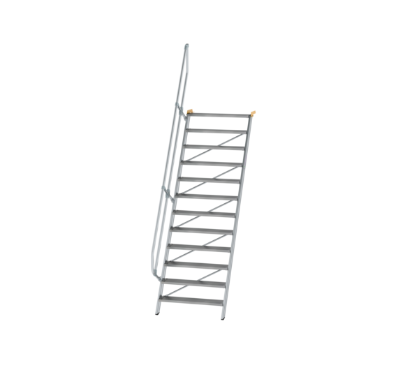 Treppe 60° St.br. 1000 mm, 12 St., Alu ger. | © MUNK GmbH