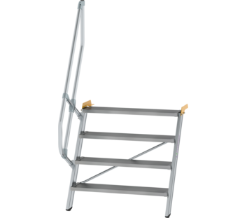 Treppe 60° St.br. 1000 mm, 4 St., Alu ger. | © MUNK GmbH