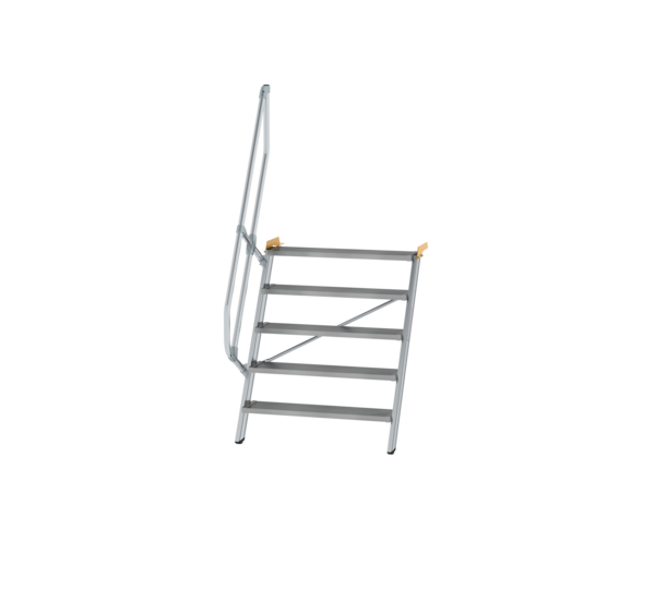 Stairs 60° step width 1,000 mm, 5 steps, gr. alu | © MUNK GmbH