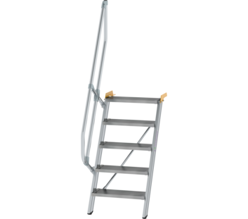 Esc. 60° larg. marche 600 mm, 5 mar., alu strié | © MUNK GmbH