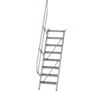 Treppe 60° St.br. 600 mm, 8 St., Alu ger. | © MUNK GmbH