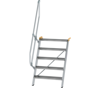 Treppe 60° St.br. 800 mm, 5 St., Alu ger. | © MUNK GmbH