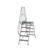 Saut de loup 60°, largeur marches 600mm, 5 marches | © MUNK GmbH