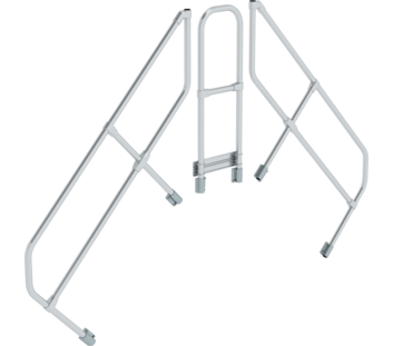 Überstiege 45° 2. Handlauf für 5 St., Neigung 45° | © MUNK GmbH