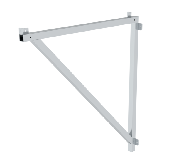 Aluminium triang. console f. step width 1000mm & handrail on both sides | © MUNK GmbH