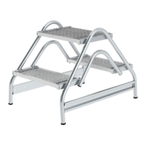 Marchepied, marches des deux côtés, 2x2 marches | © MUNK GmbH