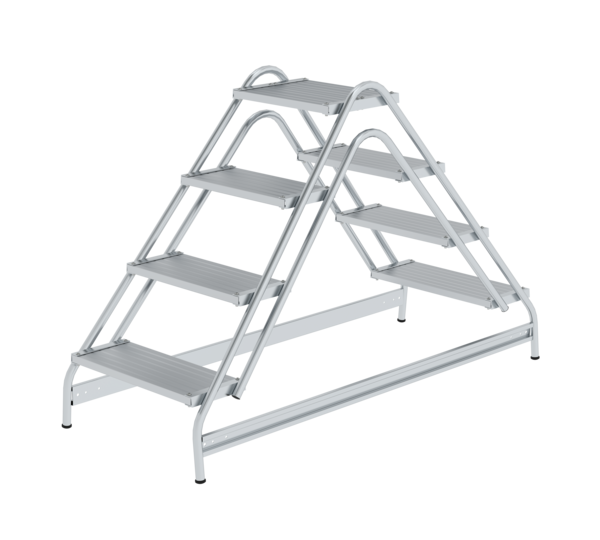 Work platform, 2-sided access, 2x4 steps | © MUNK GmbH
