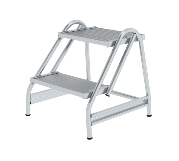 Marchepied avec marches d'un seul côté, 2 marches | © MUNK GmbH